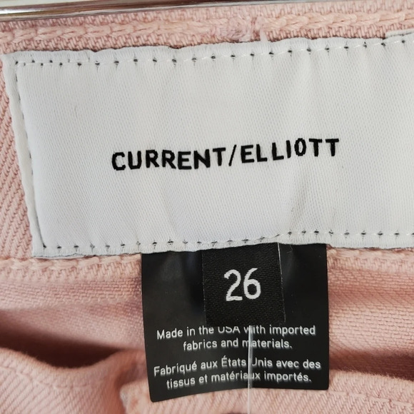 Current/Elliott Primrose Pink The Stiletto Jeans - Picture 10 of 16